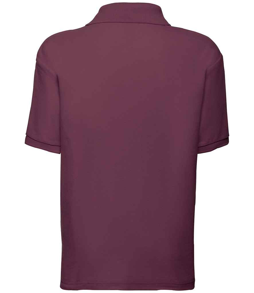 Fruit of the Loom Kids Poly/Cotton Piqué Polo Shirt | Burgundy - Lancashire Teamwear