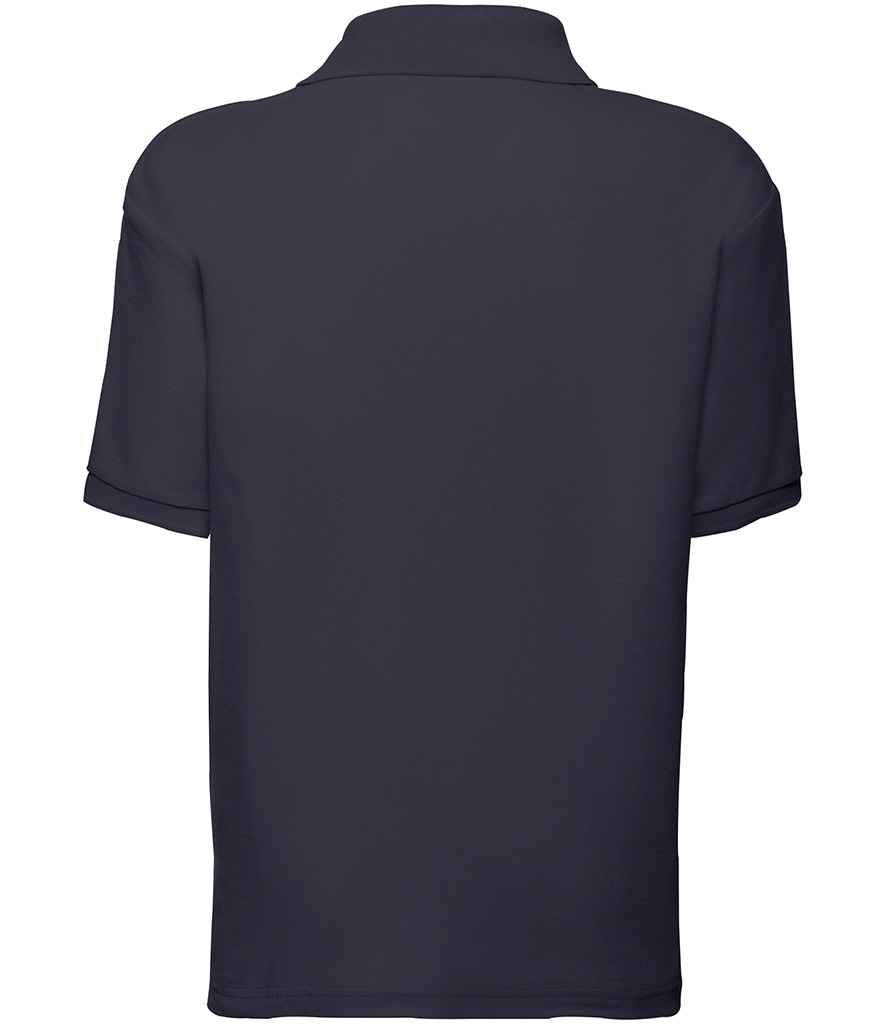 Fruit of the Loom Kids Poly/Cotton Piqué Polo Shirt | Deep Navy - Lancashire Teamwear