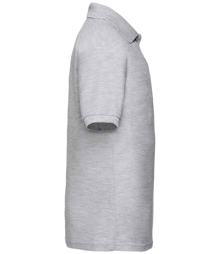 Fruit of the Loom Kids Poly/Cotton Piqué Polo Shirt | Heather Grey - Lancashire Teamwear
