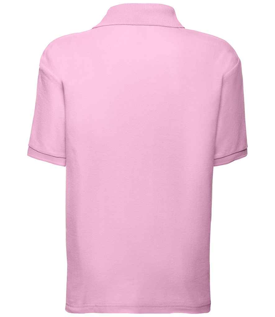 Fruit of the Loom Kids Poly/Cotton Piqué Polo Shirt | Light Pink - Lancashire Teamwear