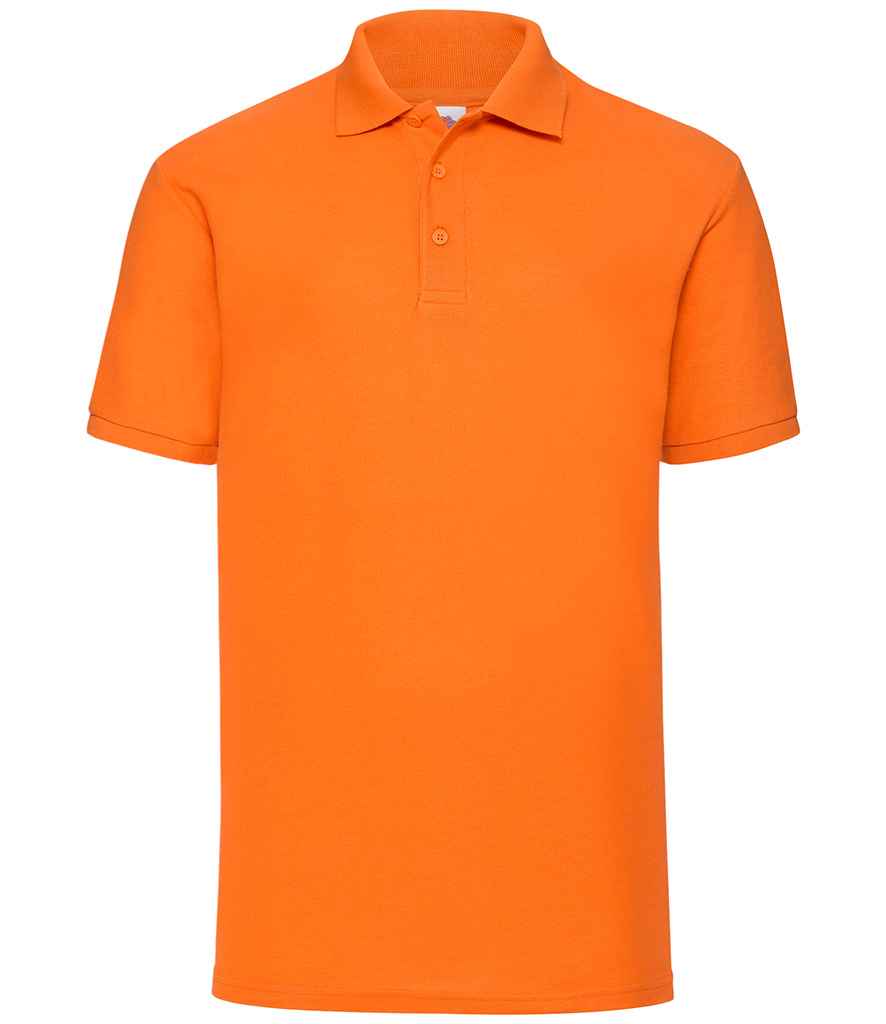 Fruit of the Loom Poly/Cotton Piqué Polo Shirt | Orange Orange