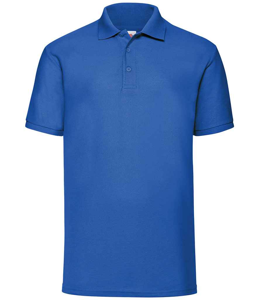 Fruit of the Loom Poly/Cotton Piqué Polo Shirt | Royal Blue Royal Blue