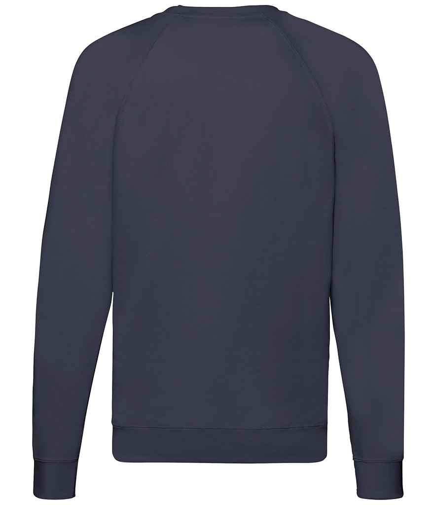 Fruit of the Loom Lightweight Raglan Sweatshirt | Deep Navy - Lancashire Teamwear