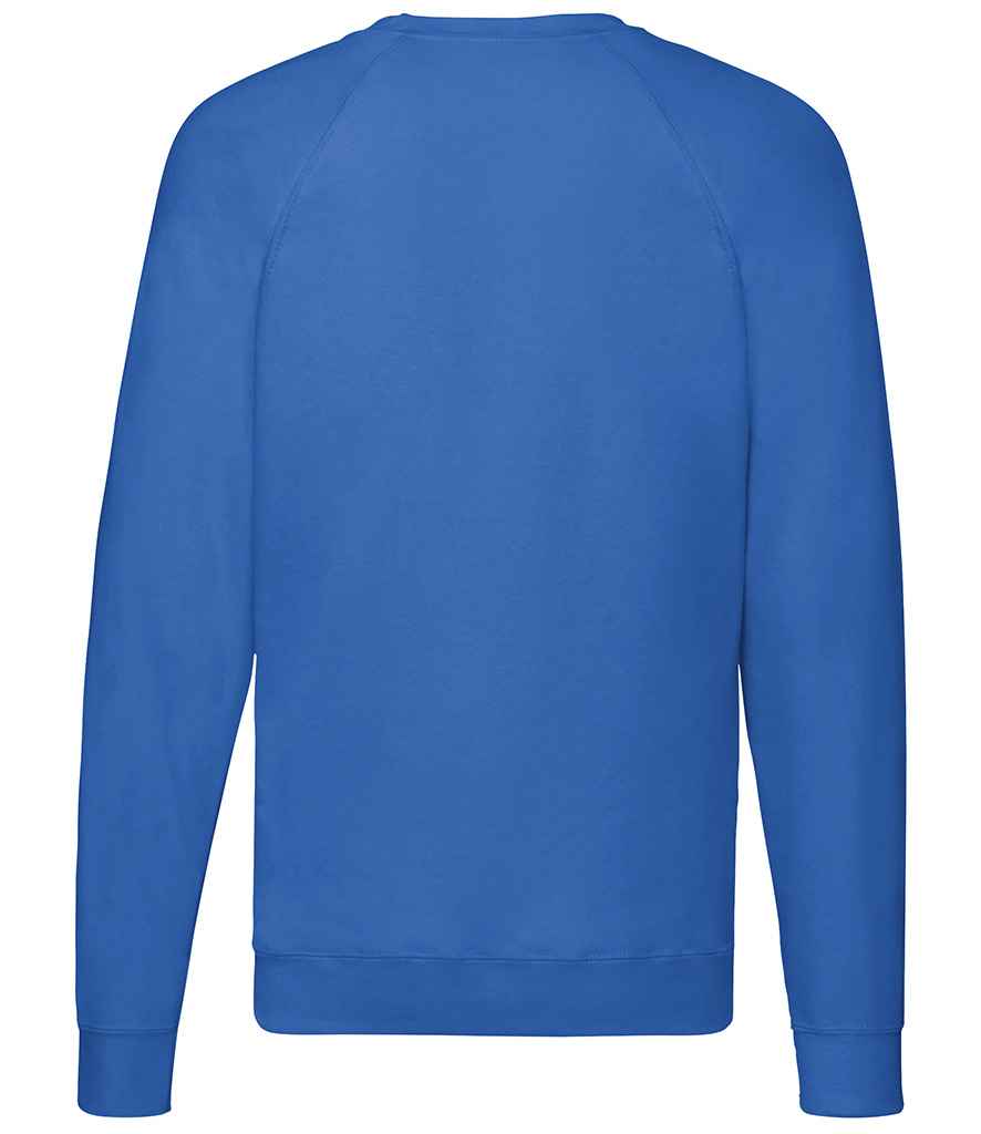 Fruit of the Loom Lightweight Raglan Sweatshirt | Royal Blue - Lancashire Teamwear