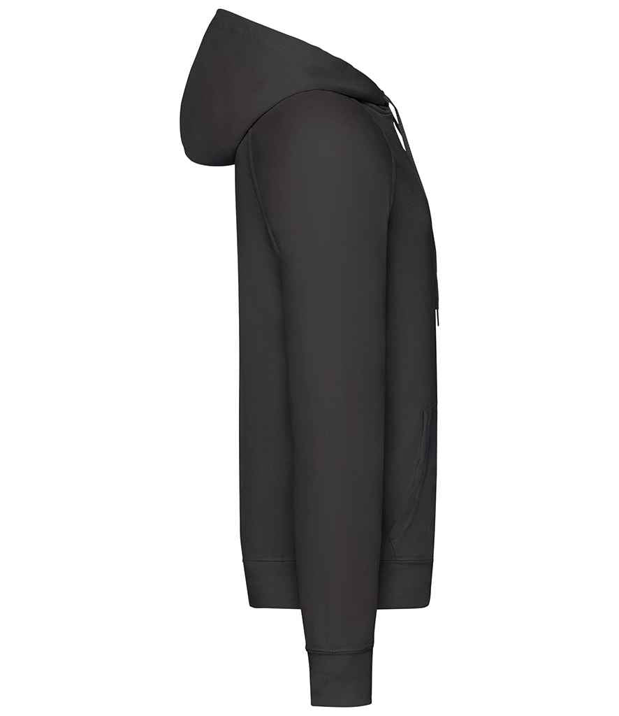 Fruit of the Loom Lightweight Hooded Sweatshirt | Black - Lancashire Teamwear