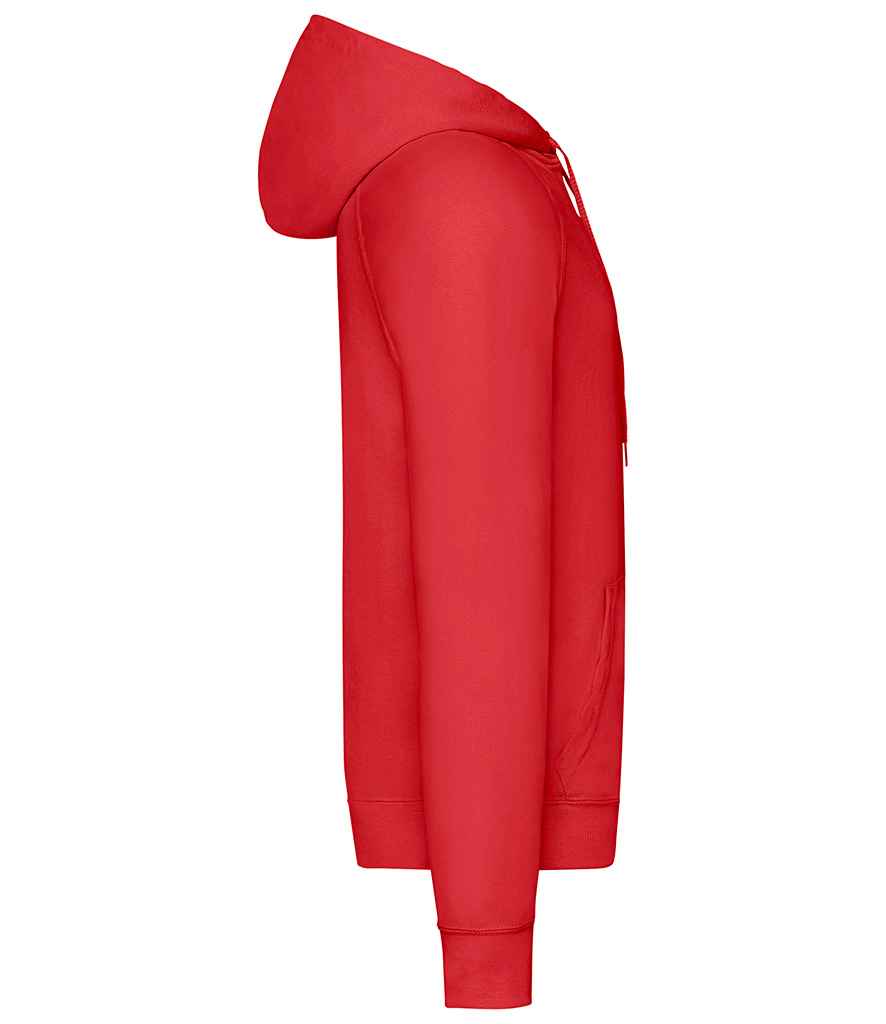 Fruit of the Loom Lightweight Hooded Sweatshirt | Red - Lancashire Teamwear