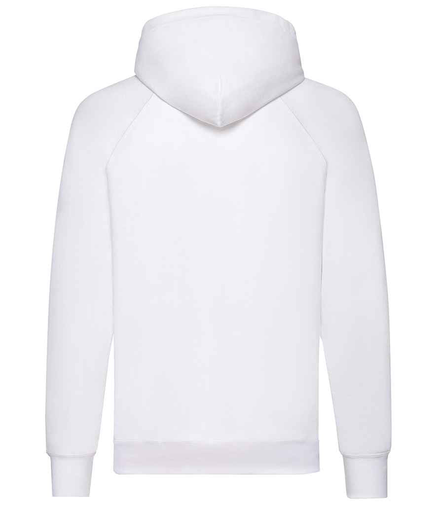 Fruit of the Loom Lightweight Hooded Sweatshirt | White - Lancashire Teamwear
