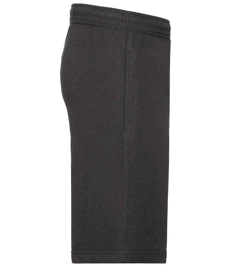 Fruit of the Loom Lightweight Shorts | Black - Lancashire Teamwear