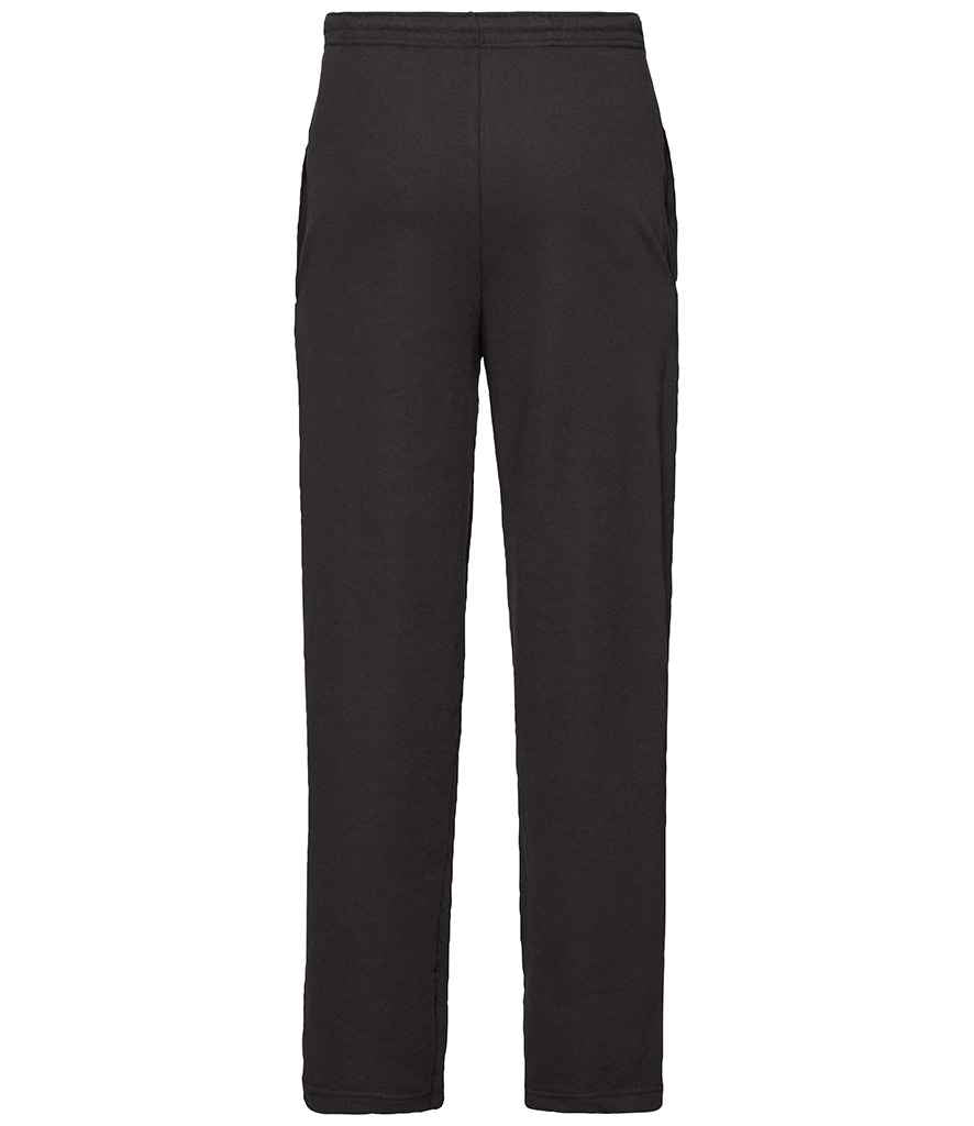 Fruit of the Loom Lightweight Jog Pants | Black Trousers - Lancashire Teamwear