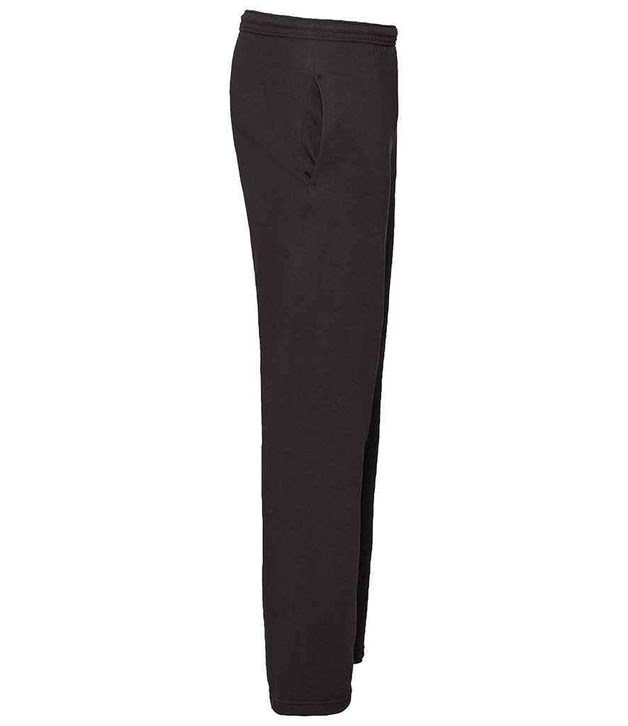Fruit of the Loom Lightweight Jog Pants | Black Trousers - Lancashire Teamwear