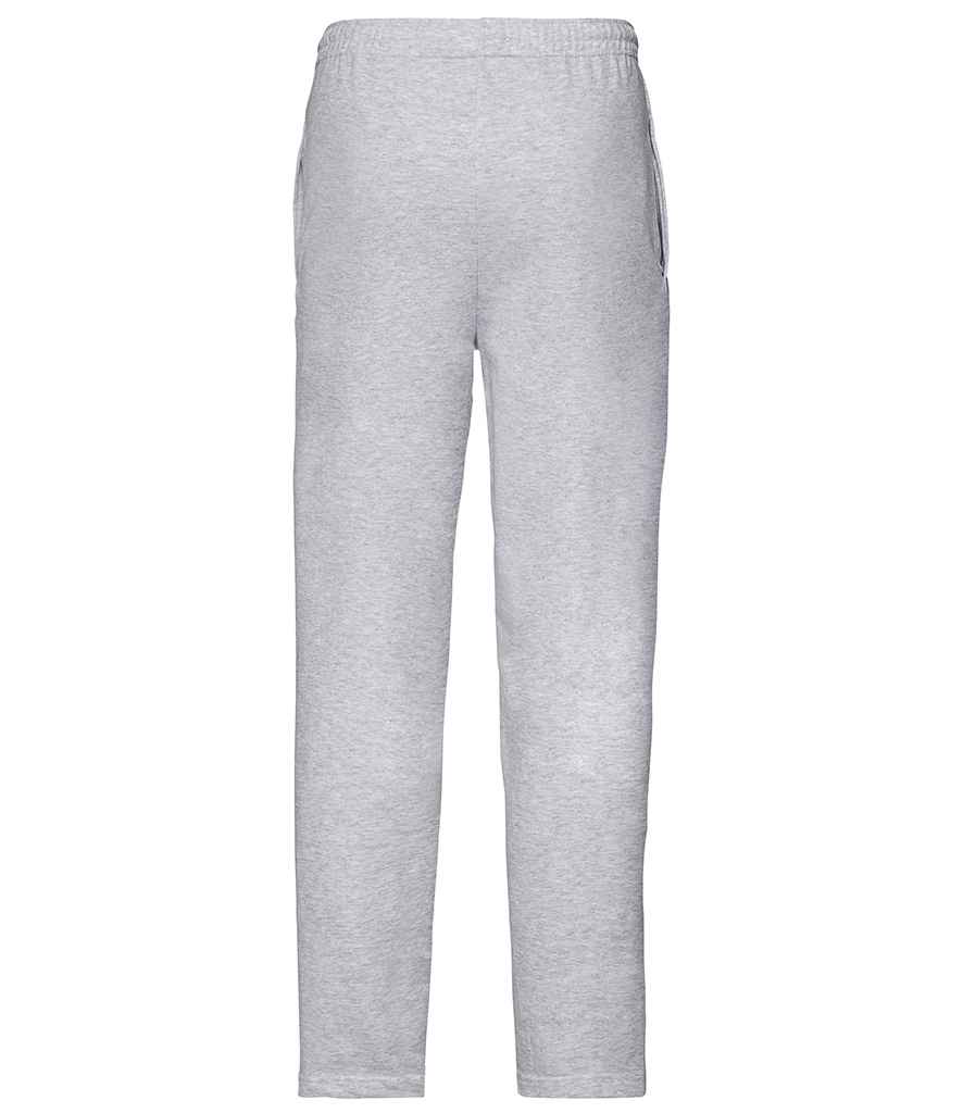 Fruit of the Loom Lightweight Jog Pants | Heather Grey Trousers - Lancashire Teamwear