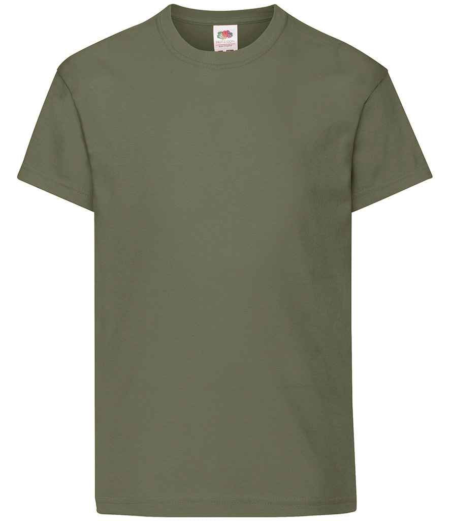 Fruit of the Loom Kids Original T-Shirt | Classic Olive Classic Olive