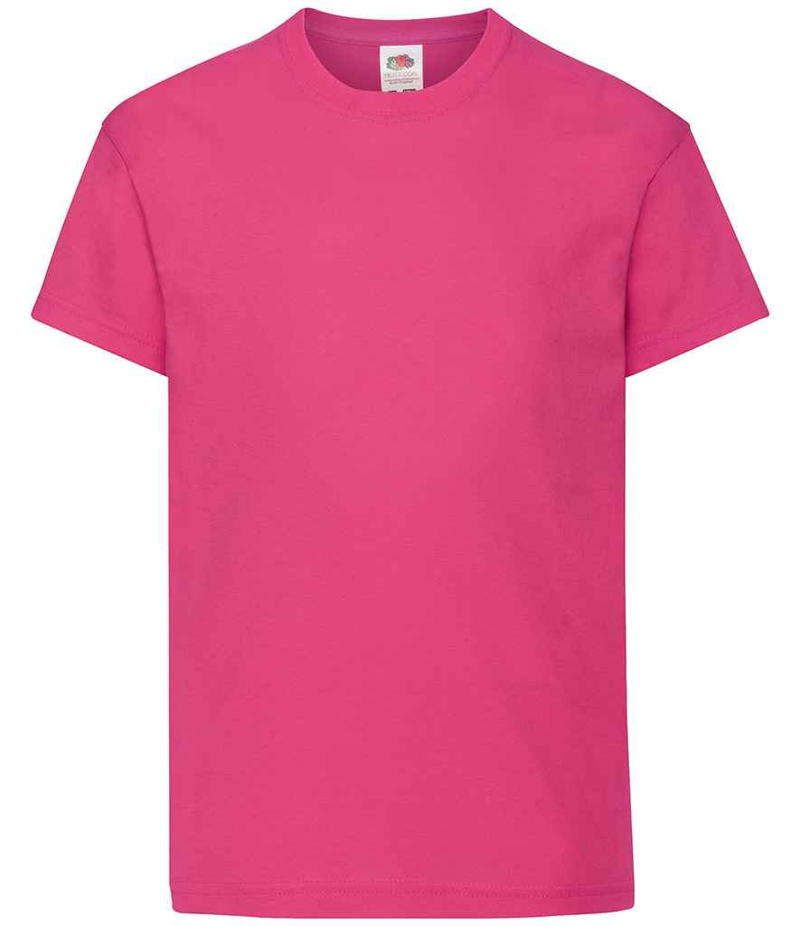 Fruit of the Loom Kids Original T-Shirt | Fuchsia Fuchsia