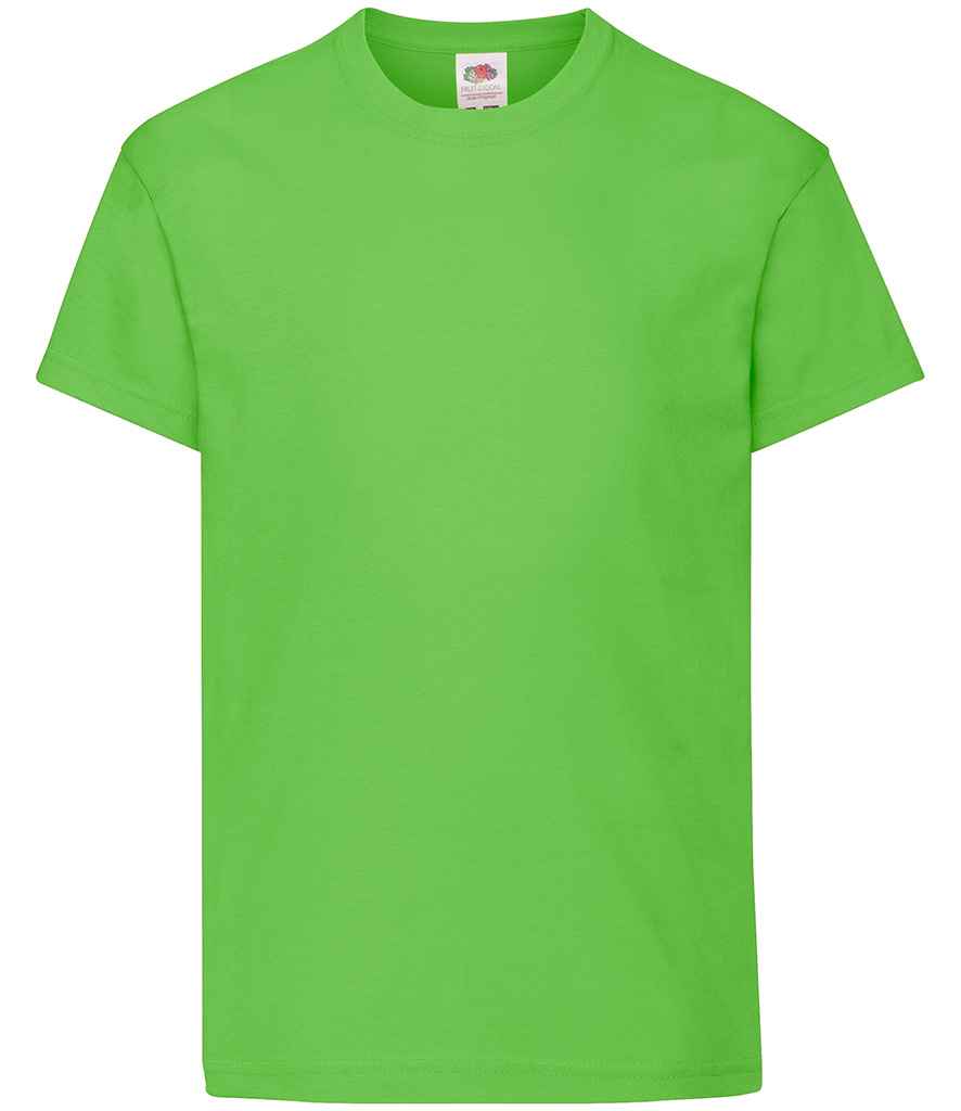 Fruit of the Loom Kids Original T-Shirt | Lime Green Lime Green