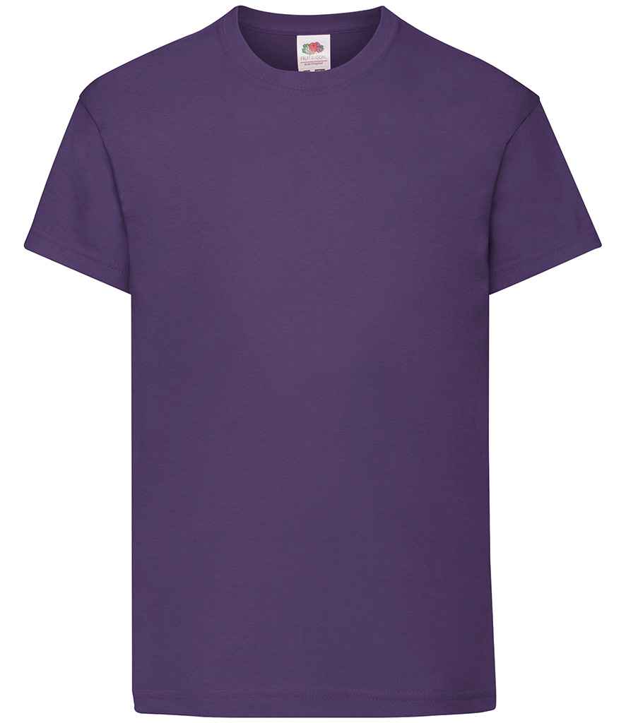 Fruit of the Loom Kids Original T-Shirt | Purple Purple