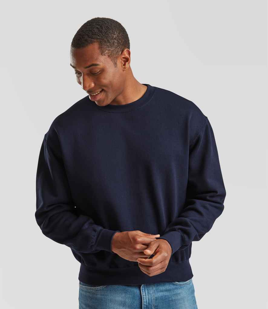 Fruit of the Loom Supercotton™ Sweatshirt | Deep Navy - Lancashire Teamwear