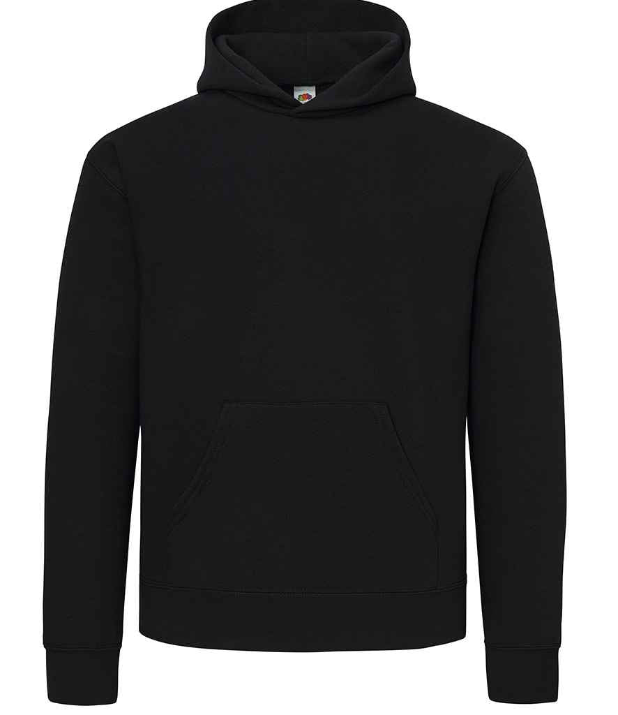 Fruit of the Loom Supercotton™ Hooded Sweatshirt | Black - Lancashire Teamwear