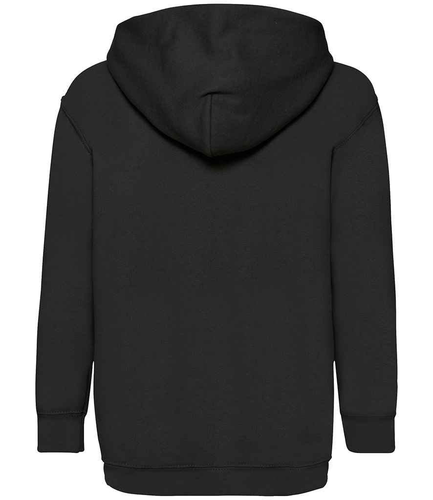 Fruit of the Loom Kids Classic Hooded Sweatshirt | Black - Lancashire Teamwear