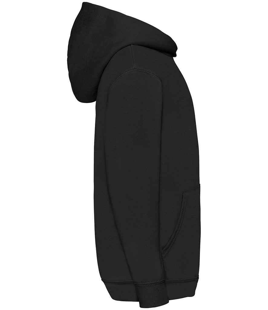 Fruit of the Loom Kids Classic Hooded Sweatshirt | Black - Lancashire Teamwear