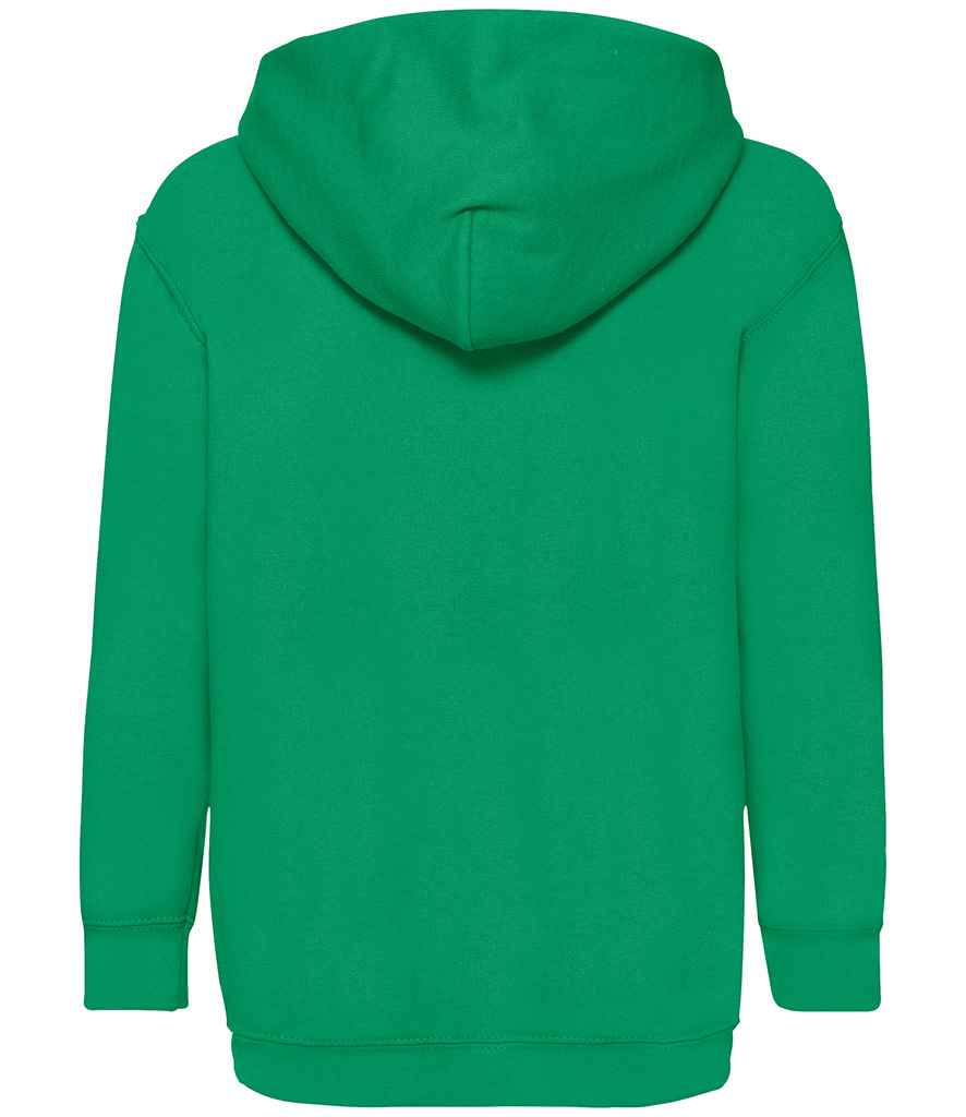 Fruit of the Loom Kids Classic Hooded Sweatshirt | Kelly Green - Lancashire Teamwear