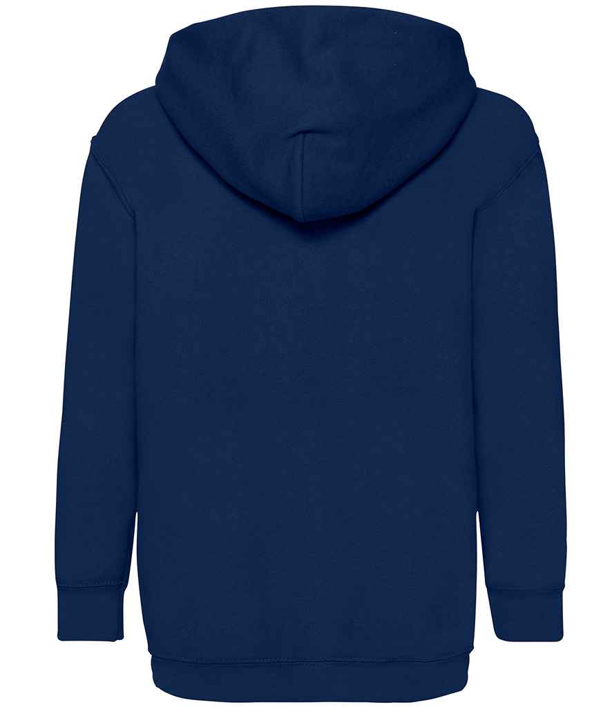 Fruit of the Loom Kids Classic Hooded Sweatshirt | Navy - Lancashire Teamwear