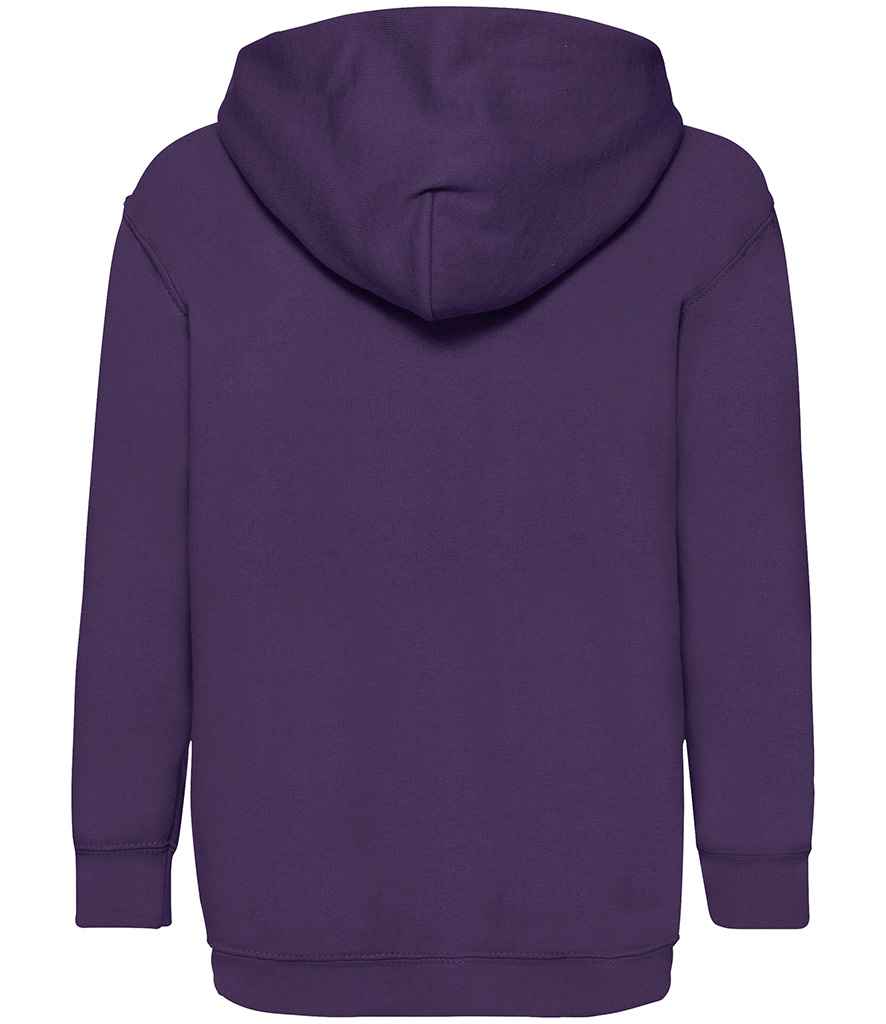 Fruit of the Loom Kids Classic Hooded Sweatshirt | Purple - Lancashire Teamwear