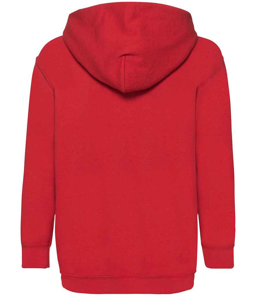 Fruit of the Loom Kids Classic Hooded Sweatshirt | Red - Lancashire Teamwear