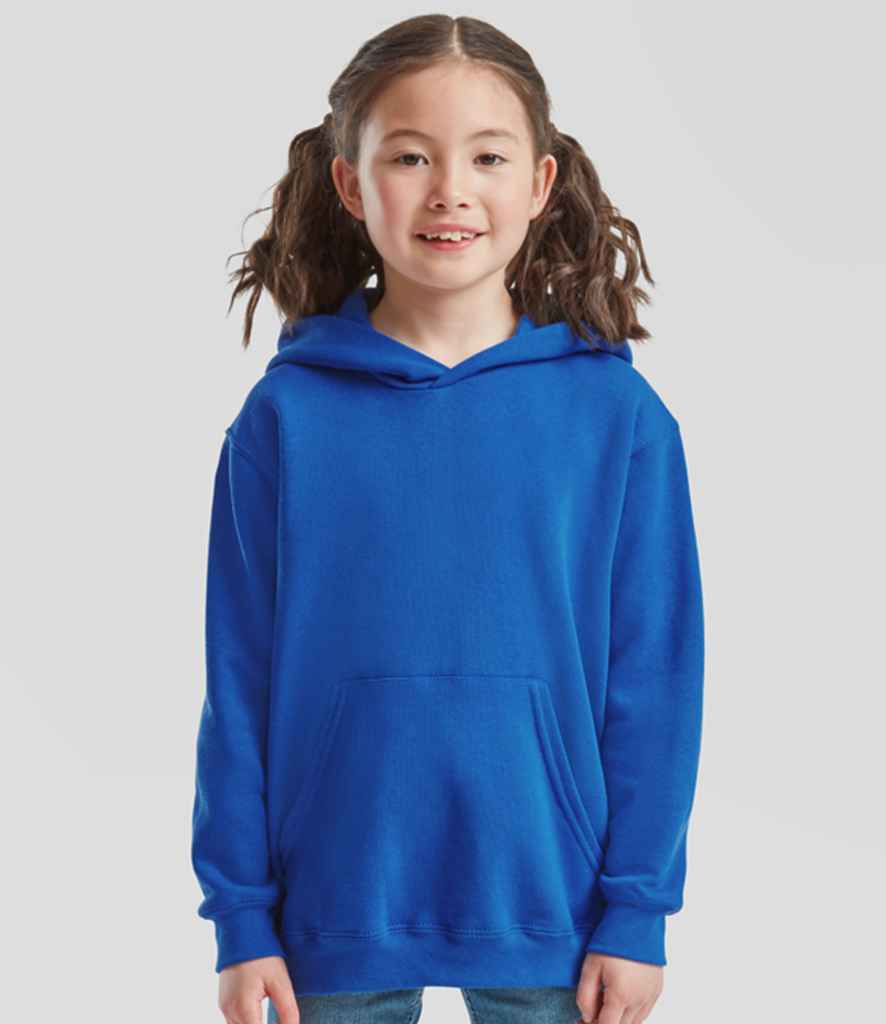 Fruit of the Loom Kids Classic Hooded Sweatshirt | Royal Blue - Lancashire Teamwear