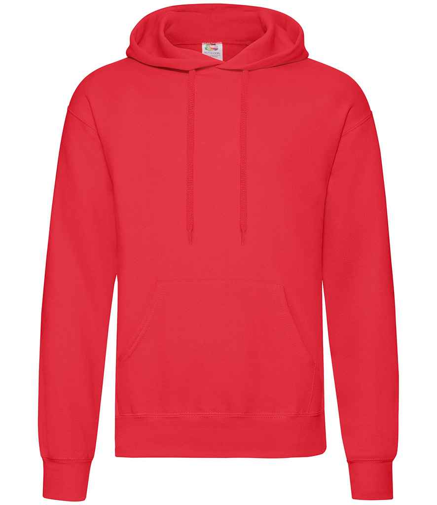 Fruit of the Loom Classic Hooded Sweatshirt | Red Red
