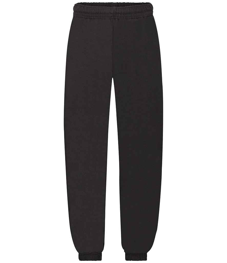 Fruit of the Loom Kids Elasticated Hem Jog Pants Black