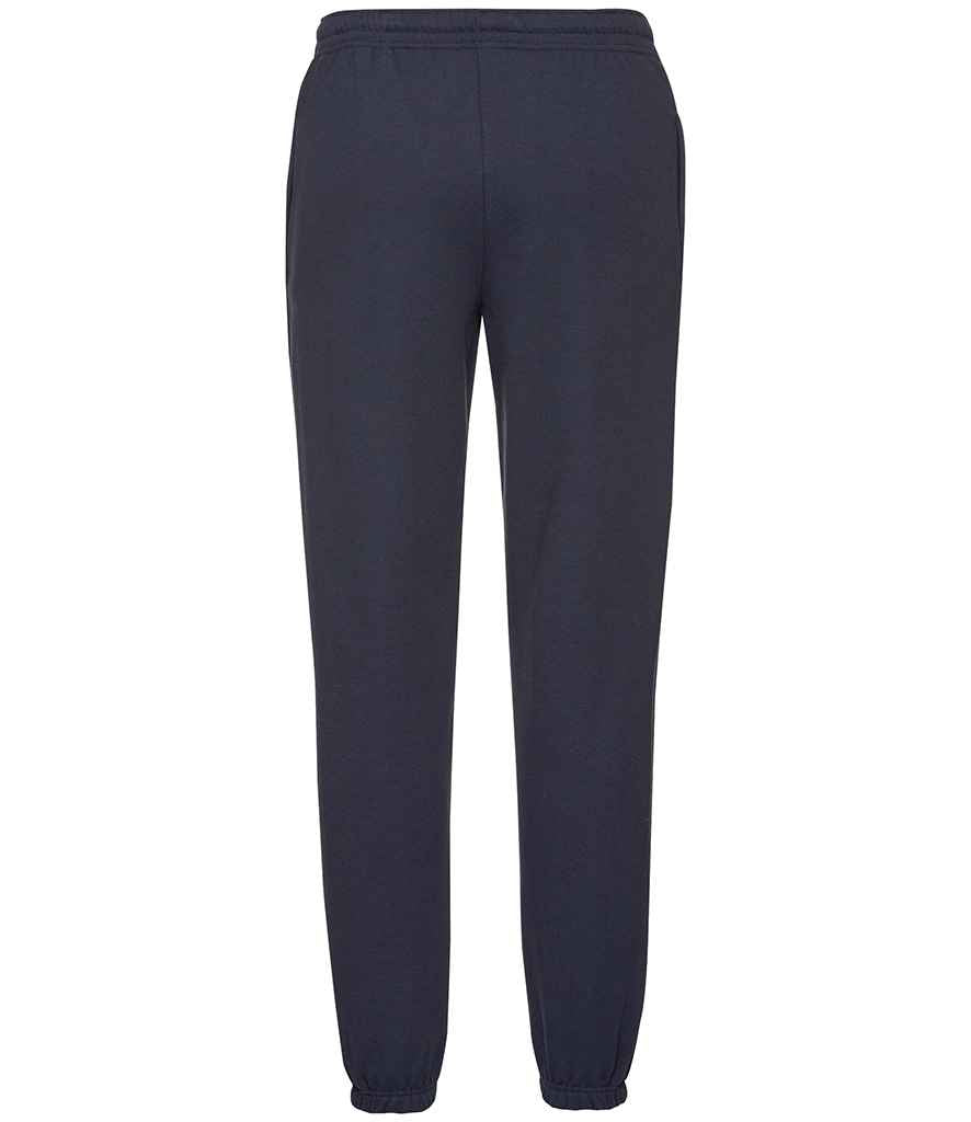 Fruit of the Loom Classic Elasticated Hem Jog Pants | Deep Navy Trousers - Lancashire Teamwear