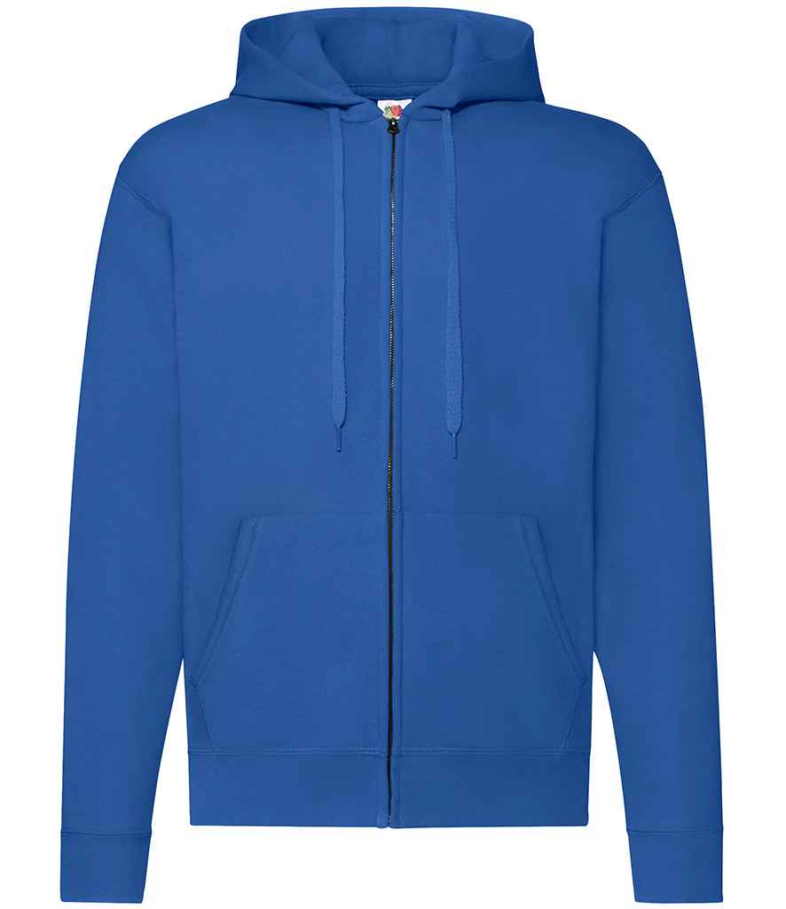Fruit of the Loom Classic Zip Hooded Sweatshirt Royal Blue