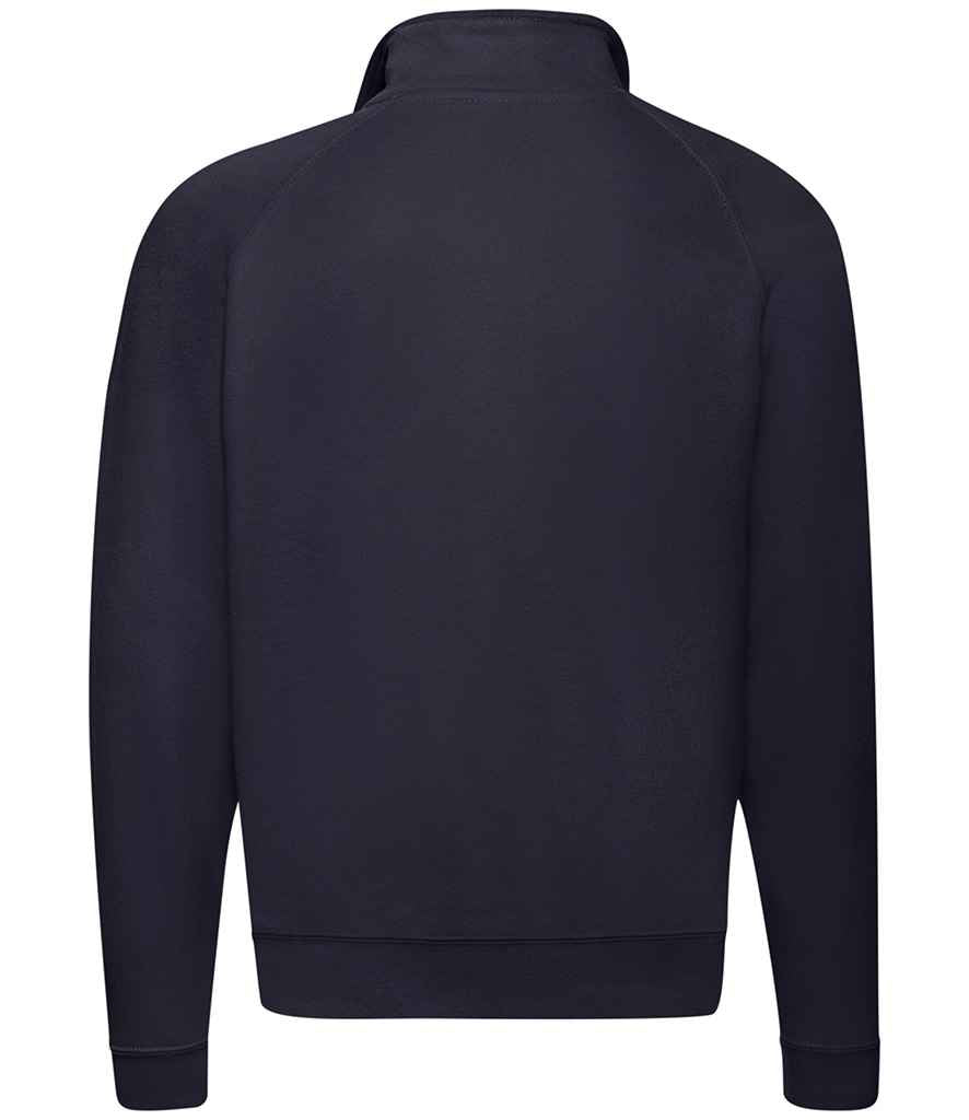 Fruit of the Loom Classic Zip Neck Sweatshirt | Deep Navy - Lancashire Teamwear