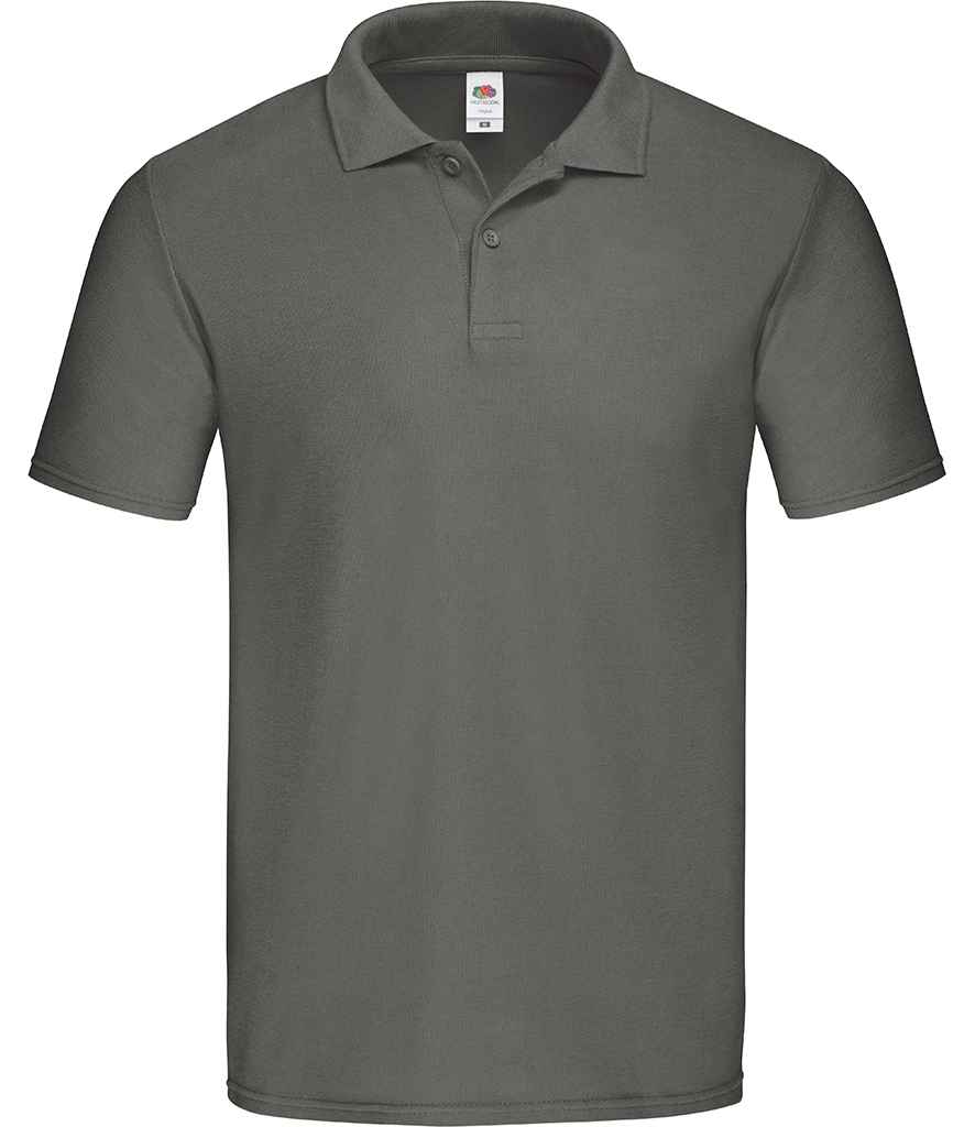 Fruit of the Loom Original Piqué Polo Shirt Light Graphite