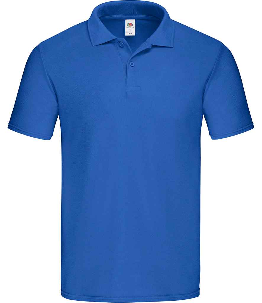 Fruit of the Loom Original Piqué Polo Shirt Royal Blue