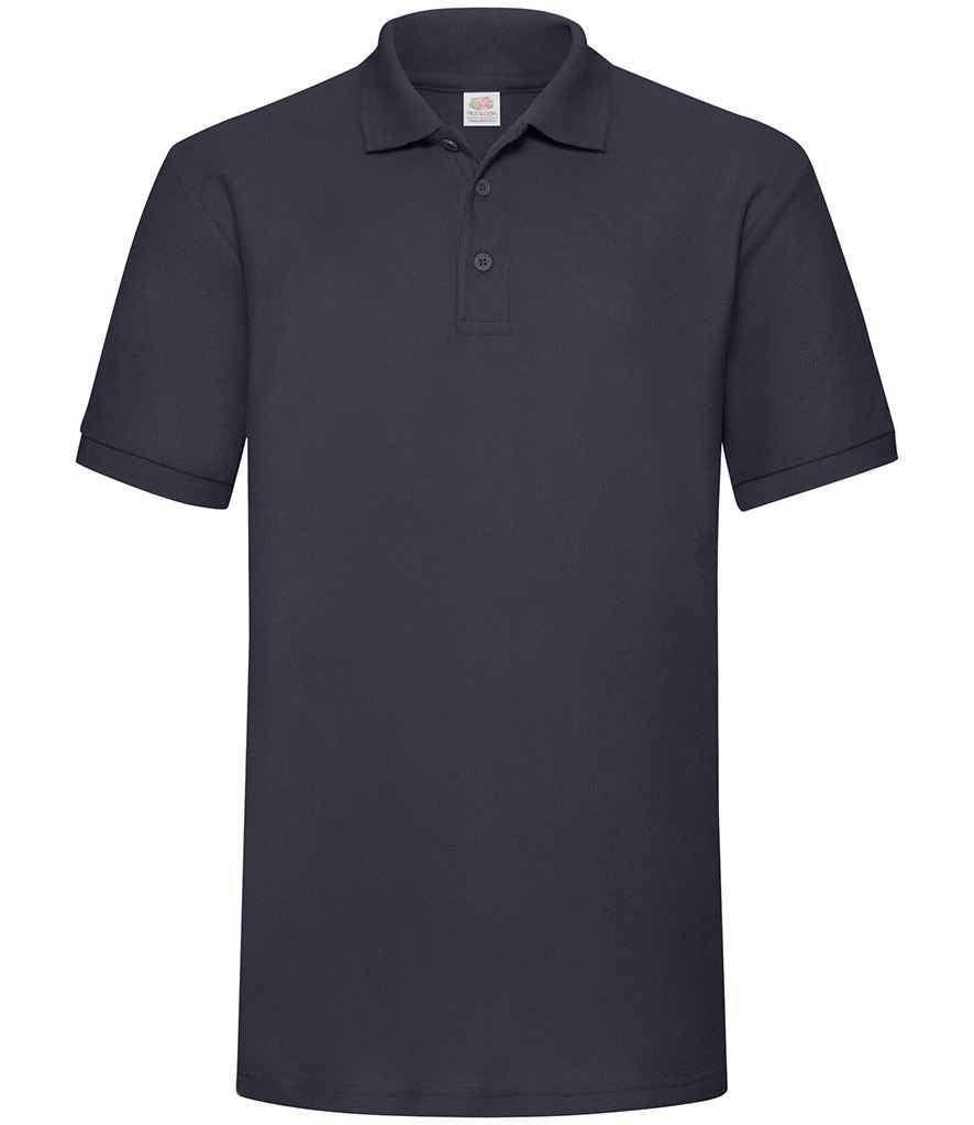 Fruit of the Loom Heavy Poly/Cotton Piqué Polo Shirt Deep Navy