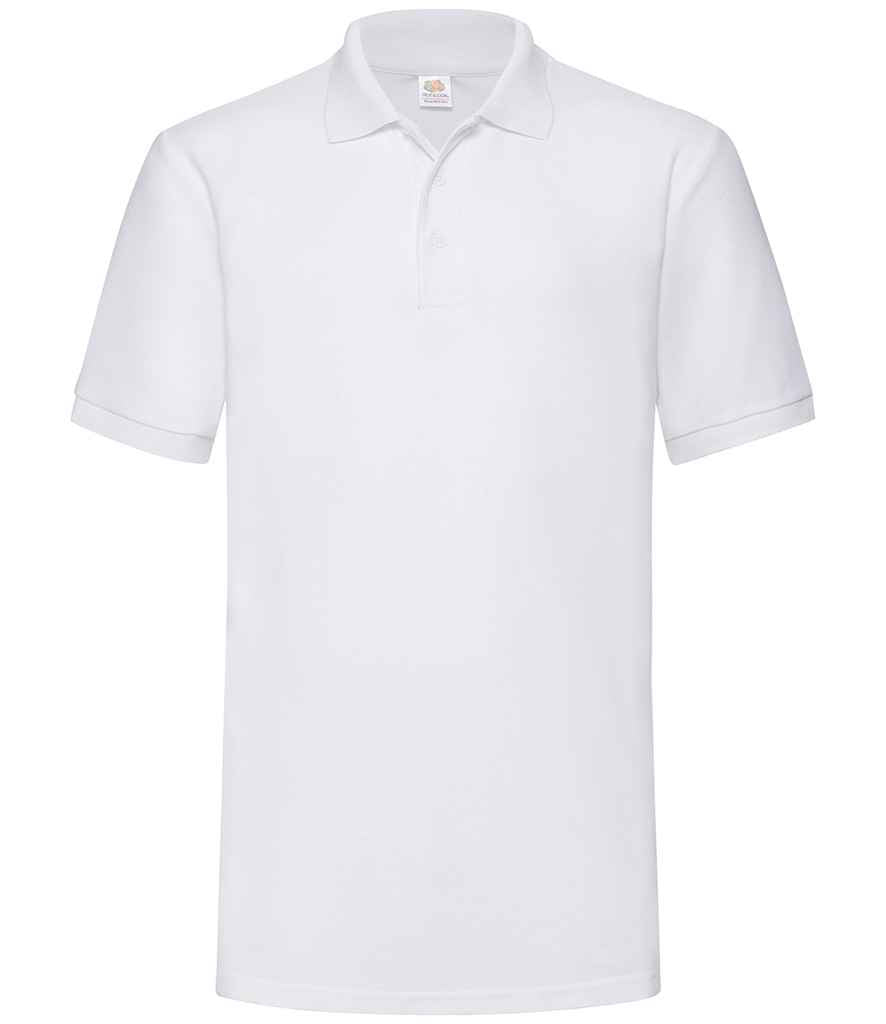 Fruit of the Loom Heavy Poly/Cotton Piqué Polo Shirt White