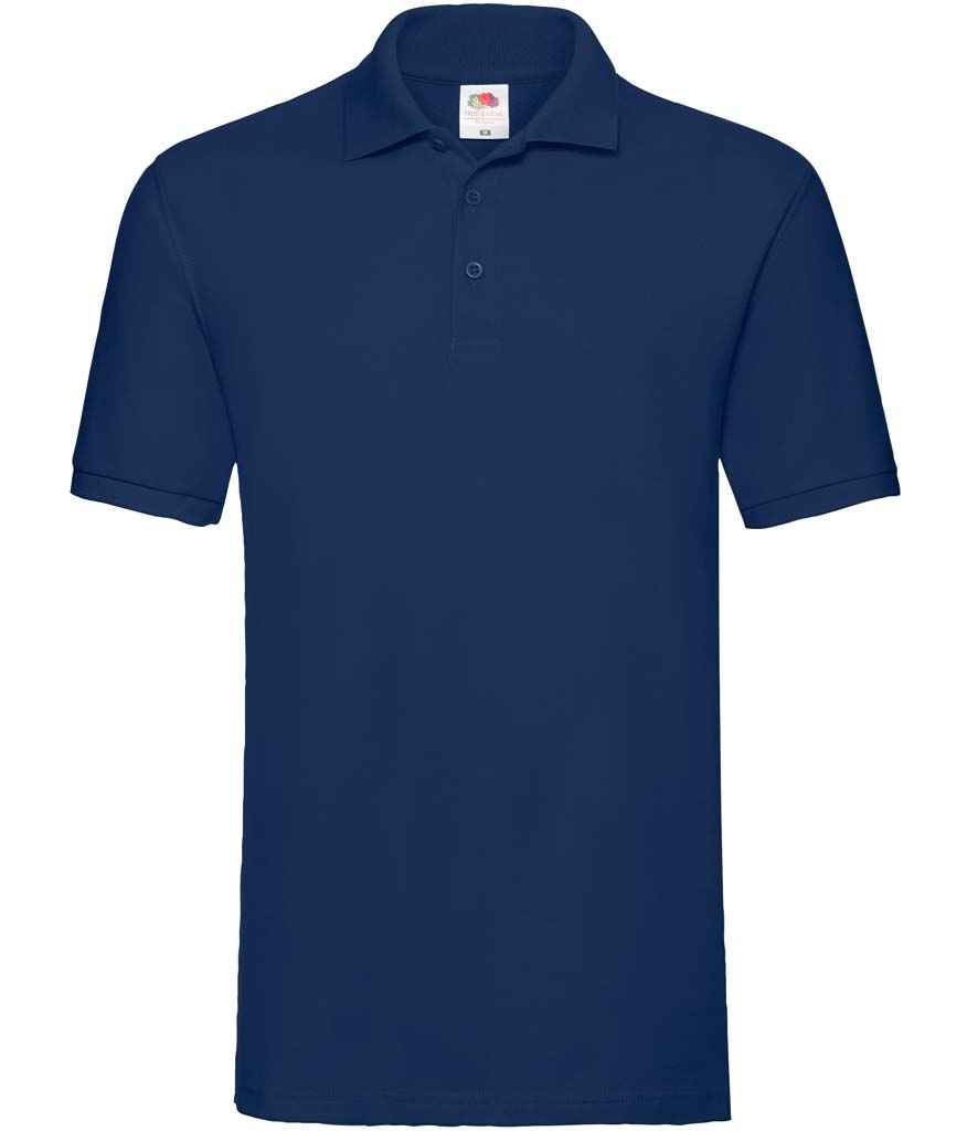 Fruit of the Loom Premium Cotton Piqué Polo Shirt | Navy Navy