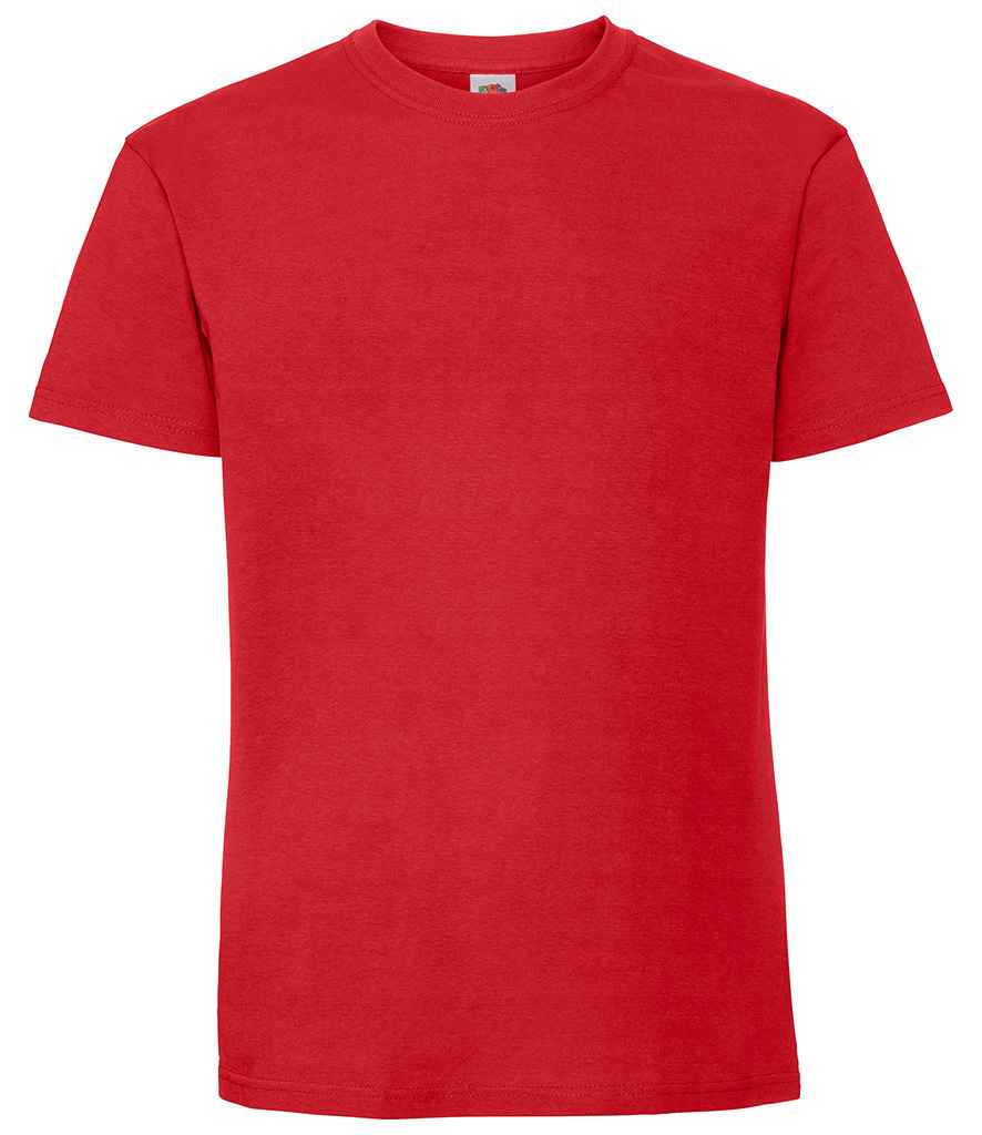 Fruit of the Loom Iconic 195 T-Shirt | Red Red