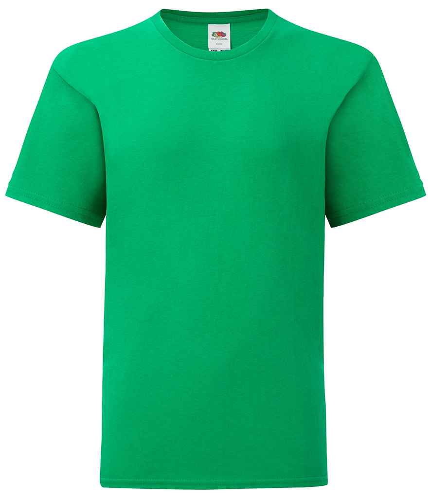 Fruit of the Loom Kids Iconic 150 T-Shirt | Kelly Green Kelly Green