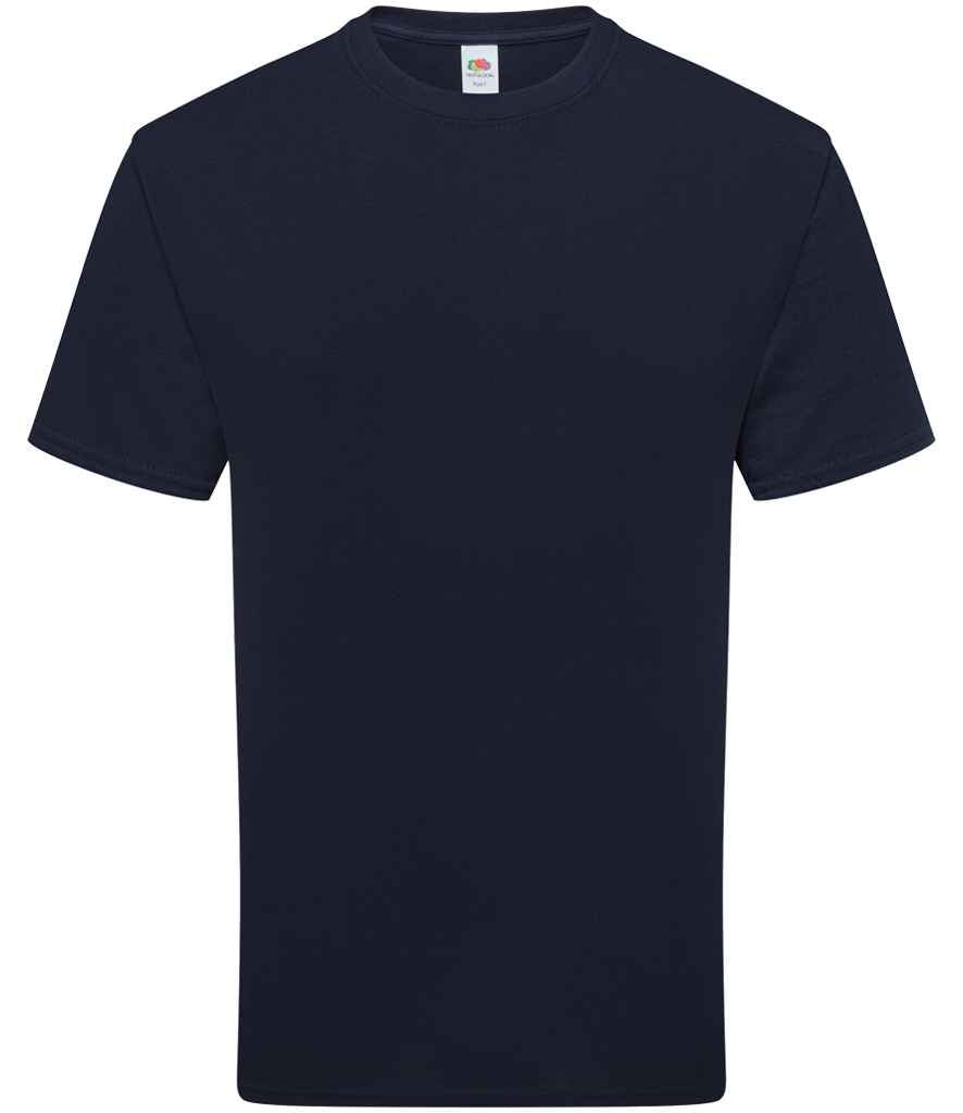 Fruit of the Loom Pure Cotton T-Shirt | Deep Navy - Lancashire Teamwear