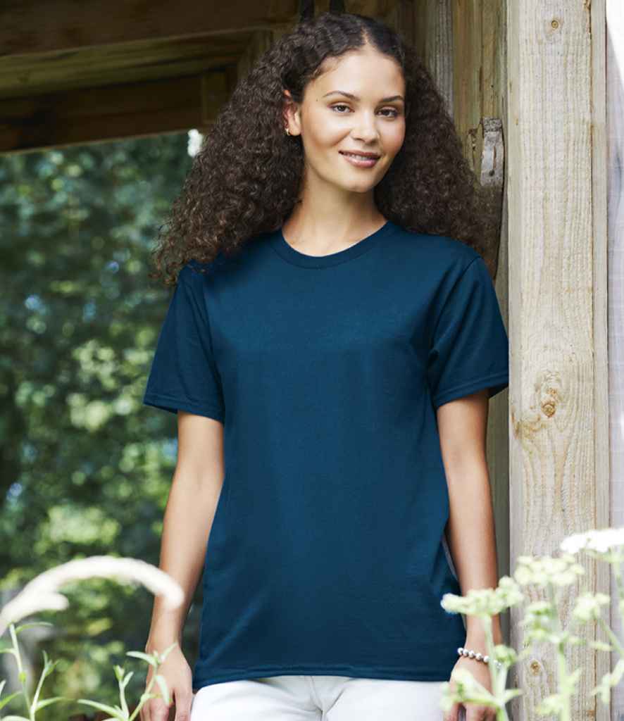 Fruit of the Loom Pure Cotton T-Shirt | Mountain Blue - Lancashire Teamwear