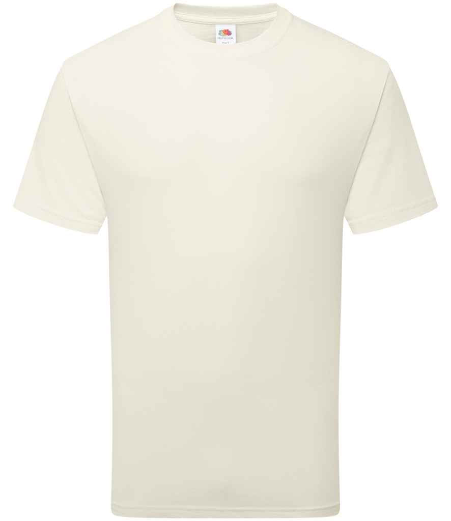 Fruit of the Loom Pure Cotton T-Shirt | Natural - Lancashire Teamwear