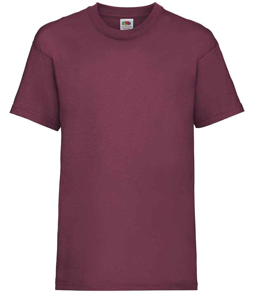 Fruit of the Loom Kids Value T-Shirt | Burgundy Burgundy