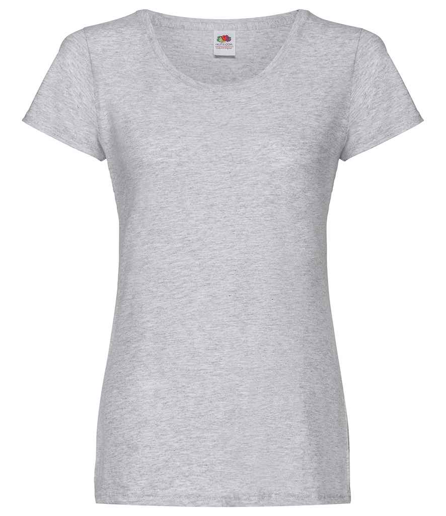 Fruit of the Loom Lady Fit Original T-Shirt | Heather Grey - Lancashire Teamwear