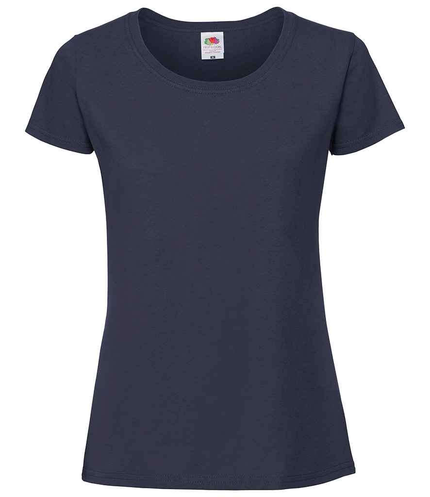 Fruit of the Loom Ladies Iconic 195 T-Shirt | Deep Navy Deep Navy