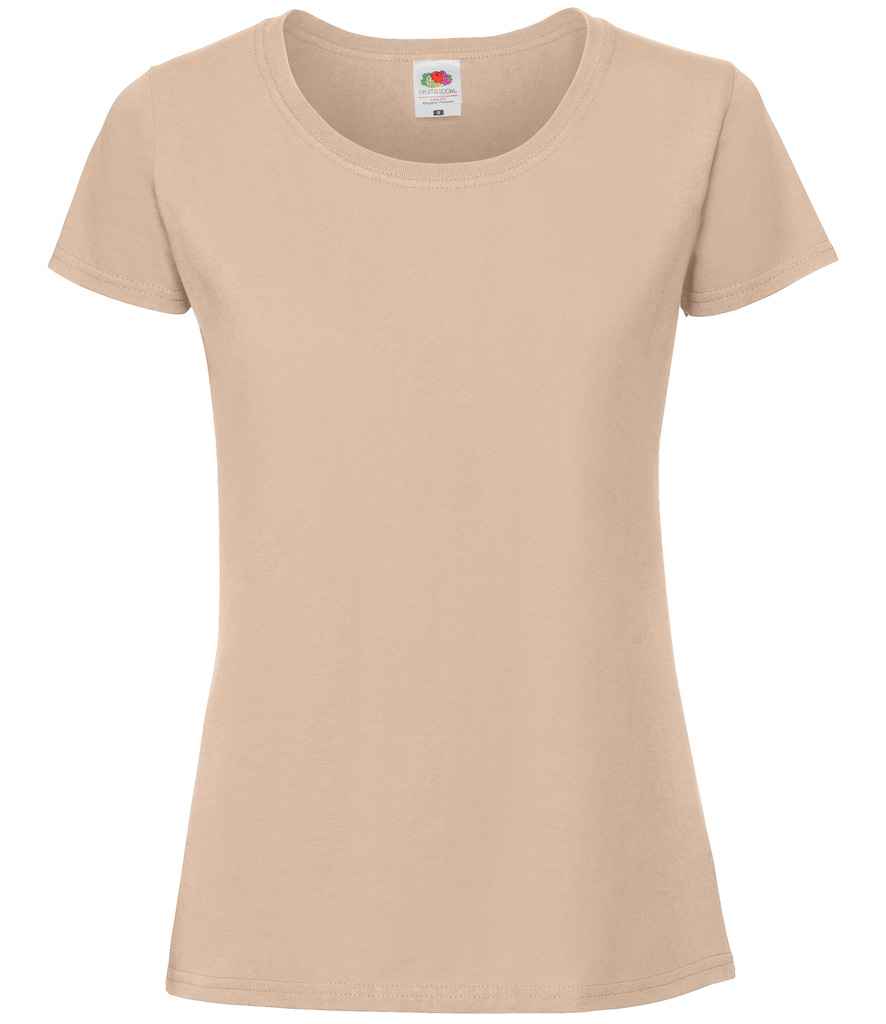 Fruit of the Loom Ladies Iconic 195 T-Shirt | Desert Sand Desert Sand