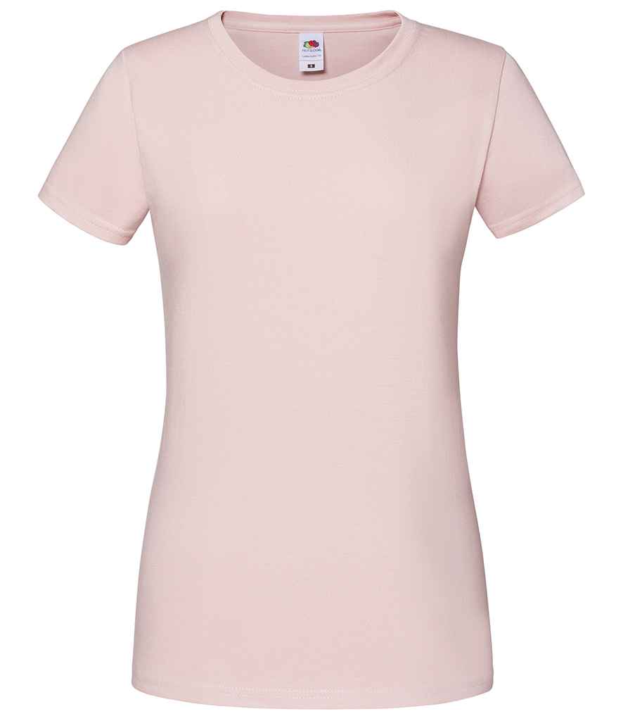 Fruit of the Loom Ladies Iconic 195 T-Shirt | Powder Rose Powder Rose