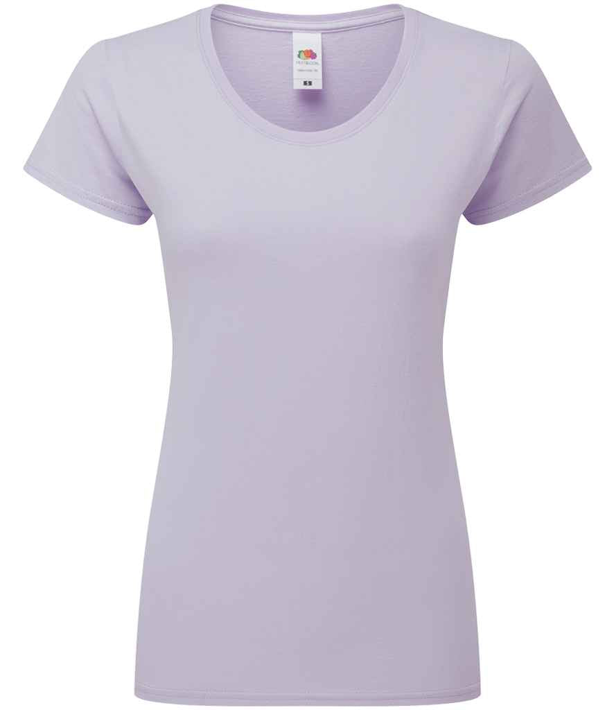 Fruit of the Loom Ladies Iconic 195 T-Shirt | Soft Lavender Soft Lavender