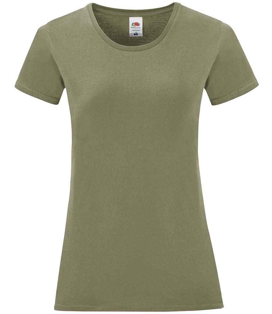 Fruit of the Loom Ladies Iconic 150 T-Shirt | Classic Olive Classic Olive